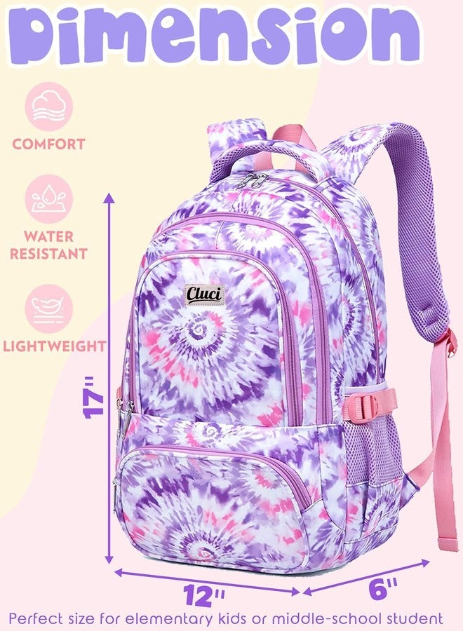 CLUCI Kids Backpack for Girls Elementary Primary Middle School Bag for Aged 8-10 for Teens Childs Bookbag Back to School Bag - Image 5